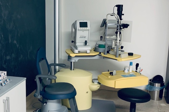 Lampada a fessura visita oculistica Modena Reggio Emilia